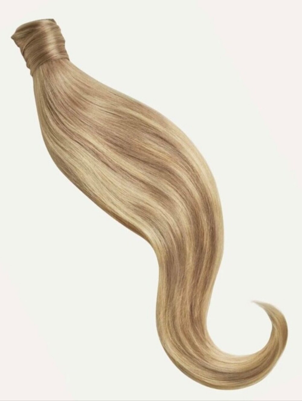 NEW Dirty Blonde Highlights Ponytail Clip In Extension